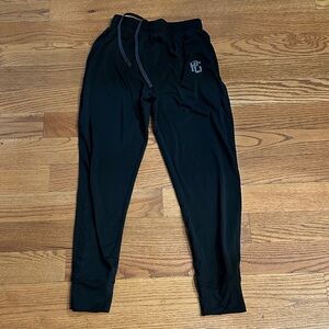 PG Perfect Game Black Jogger Pants with Logo